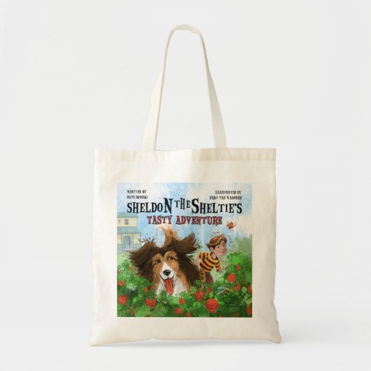 Sheldon de Sheltie Tote Bag (Voorkant)