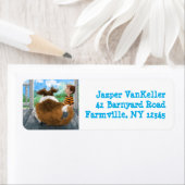 Sheldon en David ontspannen Etiket (Insitu)