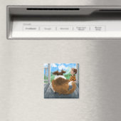 Sheldon en David ontspannen Magneet (Insitu (Vaatwasser))
