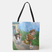 Sheldon en Davie Adventure Draagtas (Voorkant)