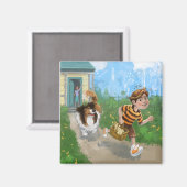 Sheldon en Davie Adventure Magneet (Voorkant / Achterkant)