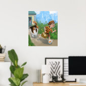 Sheldon en Davie Adventure Poster (Thuiskantoor)