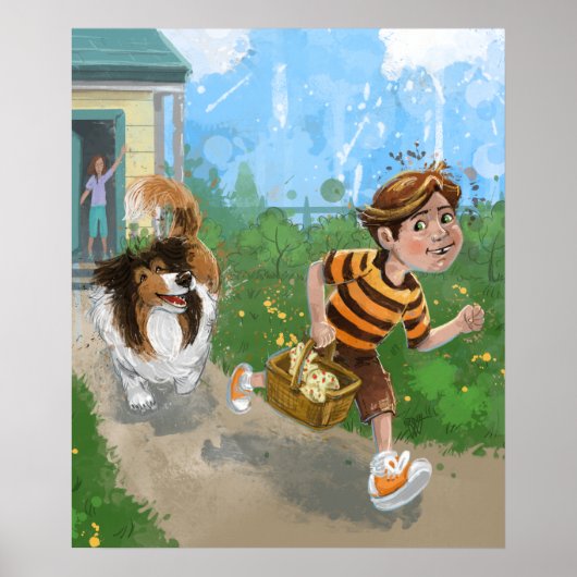 Sheldon en Davie Adventure Poster (Voorkant)