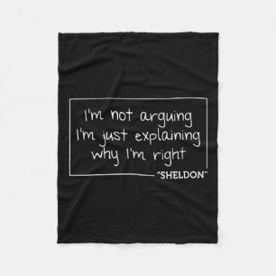 Sheldon Quote Leuke Verjaardag Gepersonaliseerde N Fleece Deken