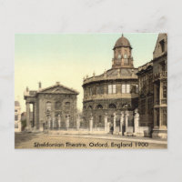 Sheldonian Theater Post Card, Oxford, Engeland