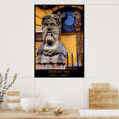 sheldonische bust poster (Keuken)