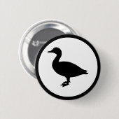 Sheldrake Duck Ronde Button 5,7 Cm (Voorkant /achterkant)