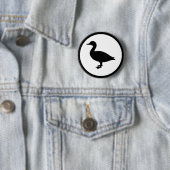 Sheldrake Duck Ronde Button 5,7 Cm (In situ)