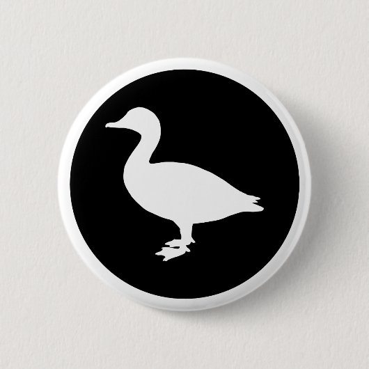 Sheldrake Duck Ronde Button 5,7 Cm (Voorkant)