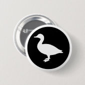 Sheldrake Duck Ronde Button 5,7 Cm (Voorkant /achterkant)