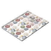 Shell Art Beach Vacation Rental Guest Book Notitieboek (Linkerzijde)