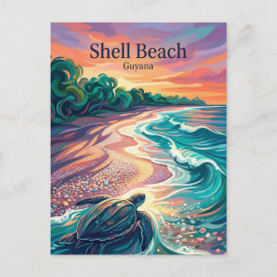 Shell Beach Guyana Briefkaart
