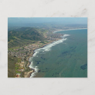 Shell Beach/Pismo Beach Aerial Uitzicht Briefkaart