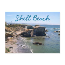 Shell Beach Travel Briefkaart