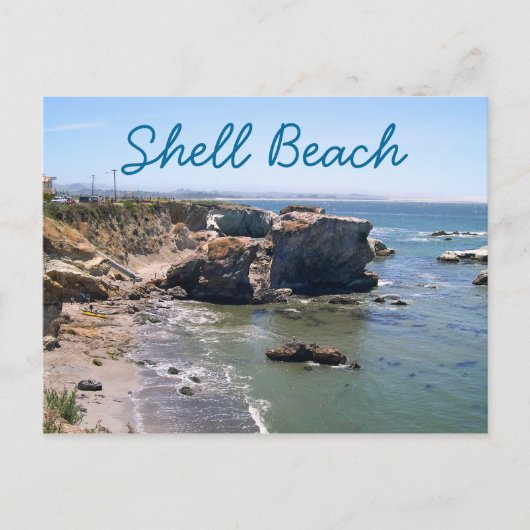 Shell Beach Travel Briefkaart (Voorkant)