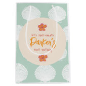 "Shell-Celebration" Kuststrand Feestthema Medium Cadeauzakje (Voorkant)