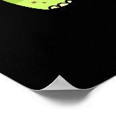 Shell-celebrity Funny Celebrity Tortoise Pun Dark  Poster (Hoek)