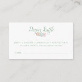 Shell Diaper Raffle-behuizing Informatiekaartje (Voorkant)