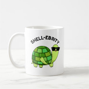 Shell-ebrity Funny Celebrity Tortoise Pun Koffiemok