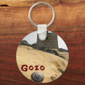Shell en Tower, Gozo, Malta Sleutelhanger (Voorkant)