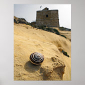 Shell en Tower, Gozo Poster (Voorkant)