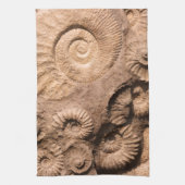 Shell Fossils Theedoek (Verticaal)