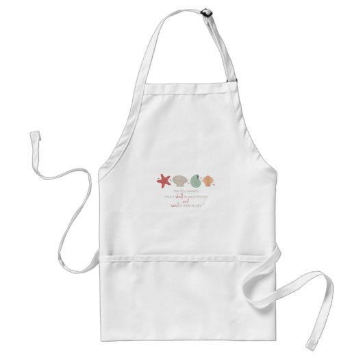 Shell in Pocket Standaard Schort (Voorkant)