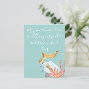 Shell in uw proefthema voor zakdoekjes briefkaart