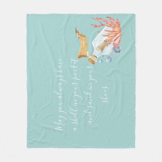 Shell in uw proefthema voor zakdoekjes fleece deken (Voorkant)