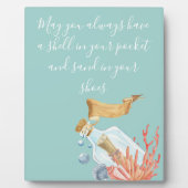 Shell in uw proefthema voor zakdoekjes fotoplaat (Voorkant)