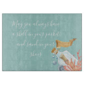 Shell in uw proefthema voor zakdoekjes snijplank (Voorkant)