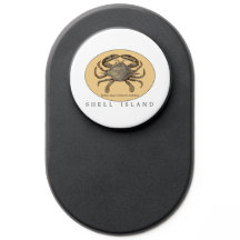 Shell Island Krab Witte Pop Socket