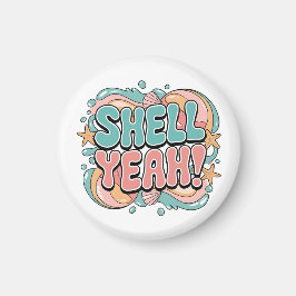 Shell ja! Beach Magneet