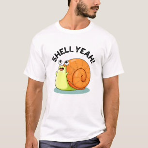 Shell Ja Grappige slak Pun T-shirt