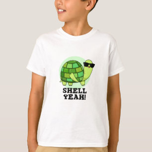 Shell Ja Grappige Tortoise Pun T-shirt
