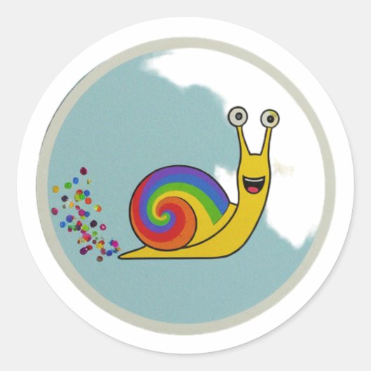 Shell ja! Neem het langzaam Sticker (Voorkant)