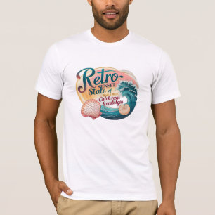 Shell ja! Retro Sunset Vibes - Catch Rays T-shirt
