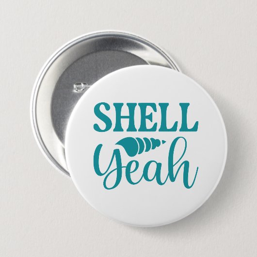 Shell Ja Ronde Button 7,6 Cm (Voorkant /achterkant)