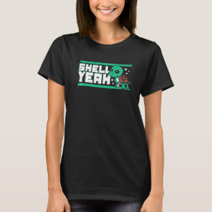Shell Ja Rood Gebaarde Schuifschildpad Geschilderd T-shirt