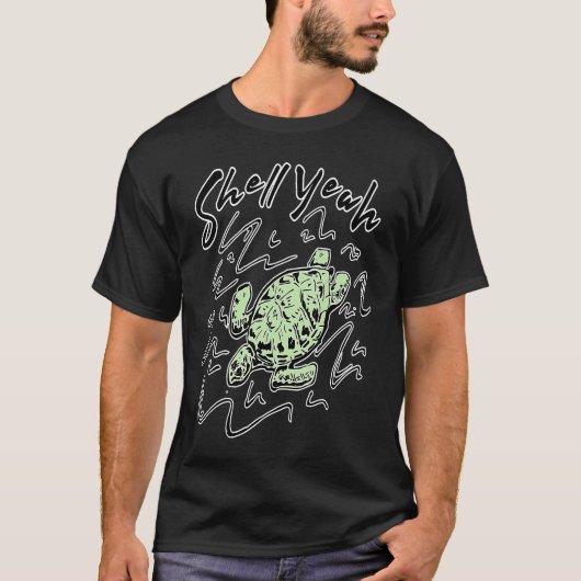 Shell ja Zee Turtle T-shirt (Voorkant)