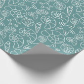 Shell Kerstmis Cadeaupapier (Hoek)