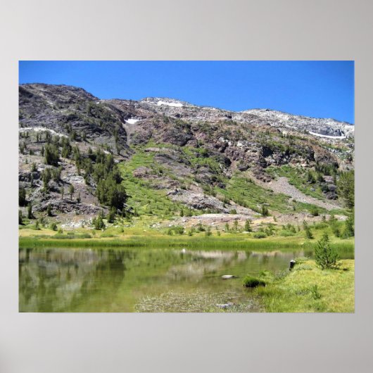 Shell Lake, Tioga Pass, CA Poster (Voorkant)