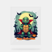 Shell-o-Ween Turtle Acryl Bord (Voorkant)