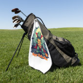 Shell-o-Ween Turtle Golfhanddoek (Groen)