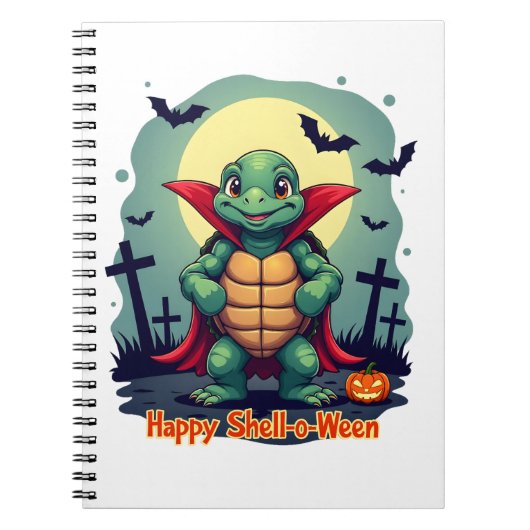 Shell-o-Ween Turtle Notitieboek (Voorkant)