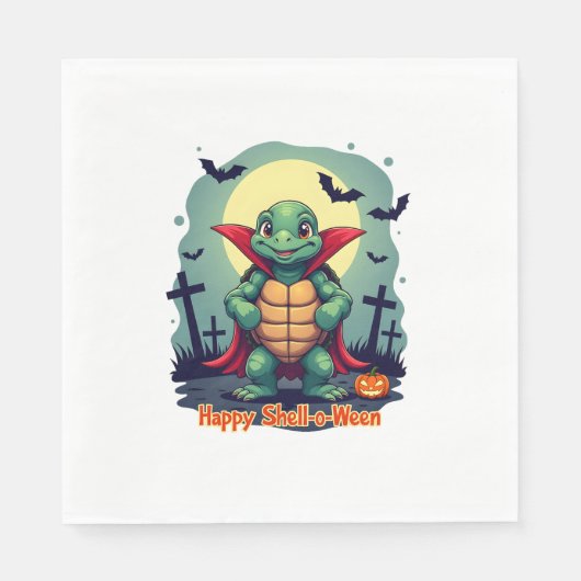 Shell-o-Ween Turtle Servet (Voorkant)