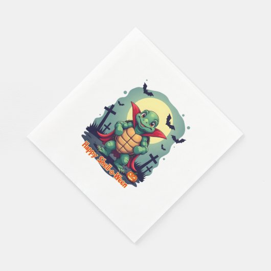 Shell-o-Ween Turtle Servet (Hoek)