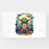 Shell-o-Ween Turtle Spandoek (Horizontaal)