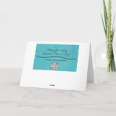 Shell Ocean Beach Pun Carte Anniversaire (Dos)