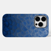 Shell patroon.04.w DBlue BG Case-Mate iPhone Case (Achterkant (horizontaal))
